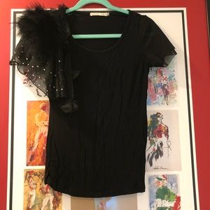 Show time embellished shirt